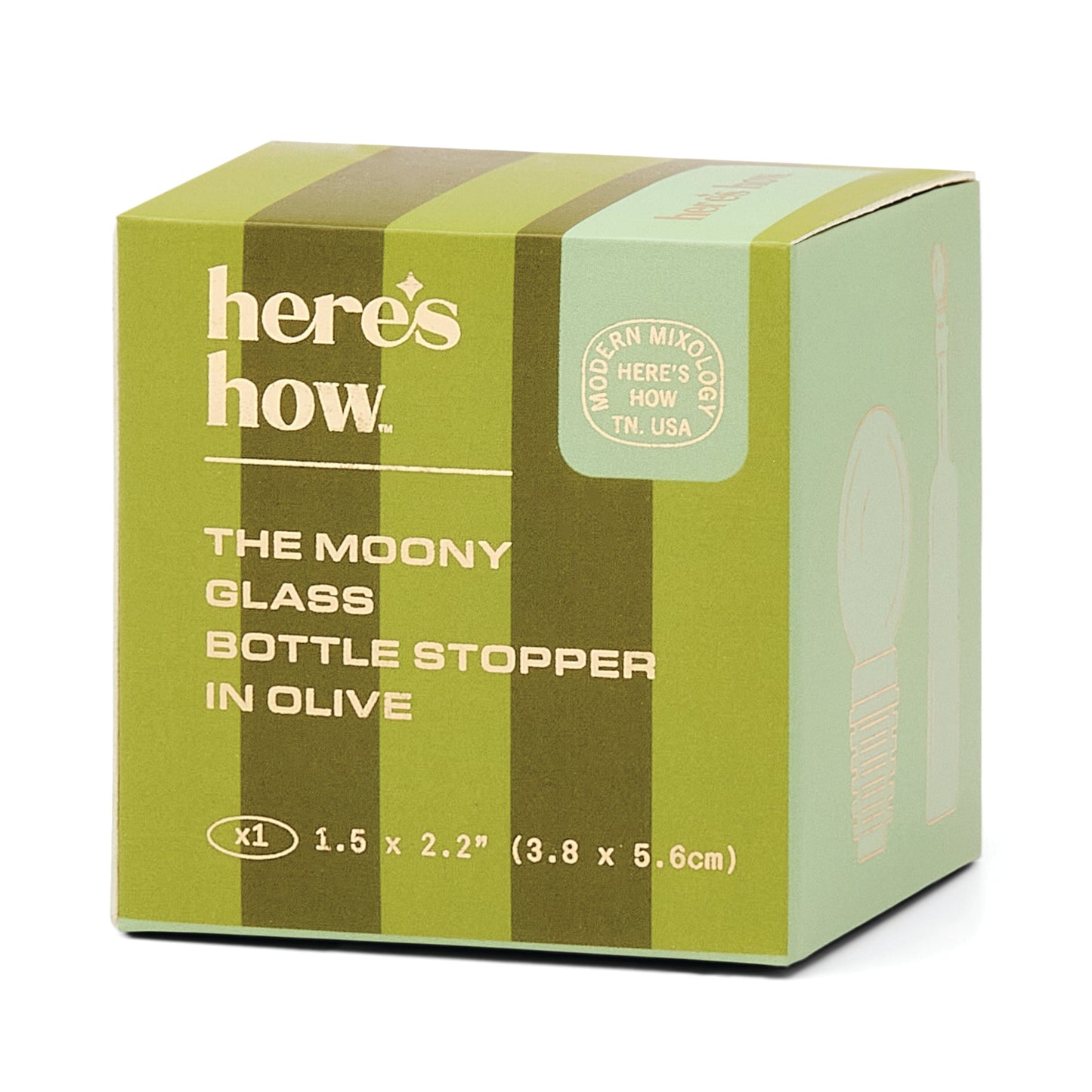 The Moony Glass Bottle Stopper