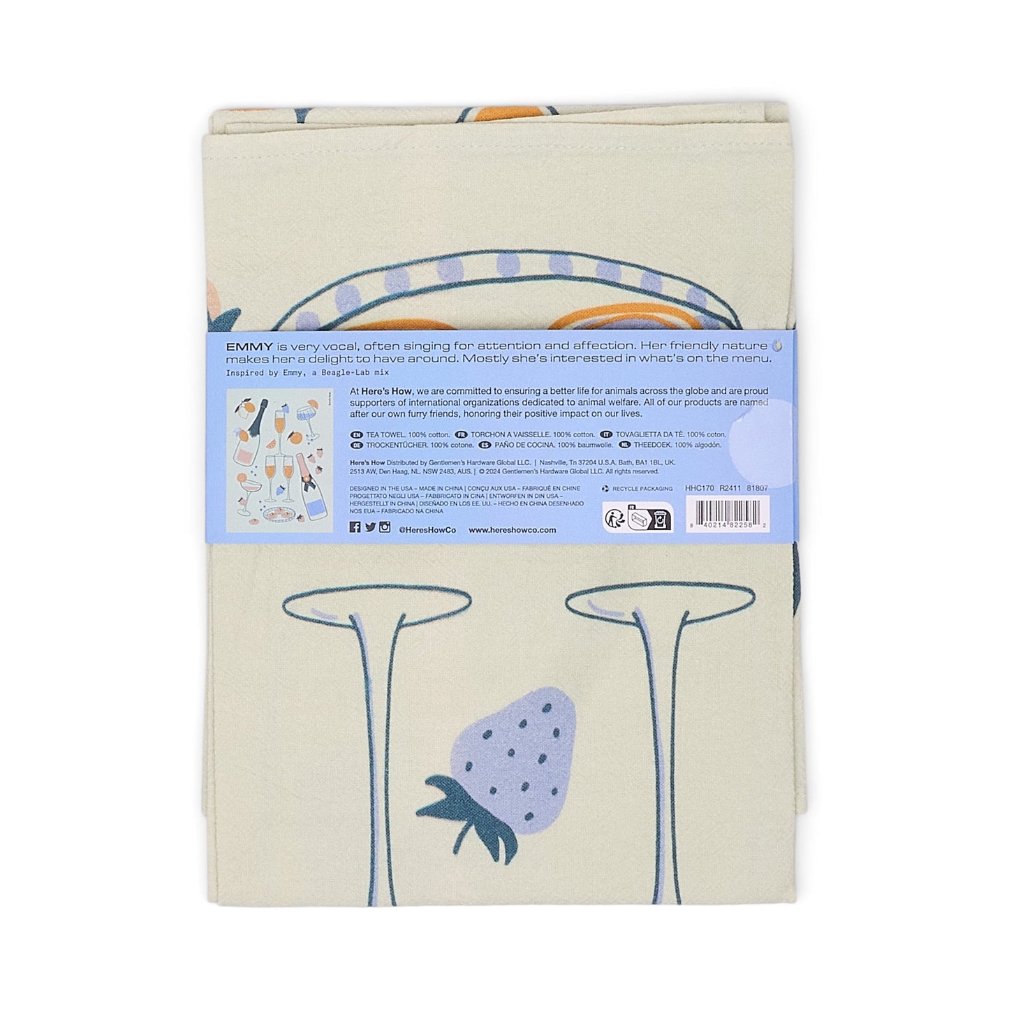 The Emmy Tea Towel Here's How