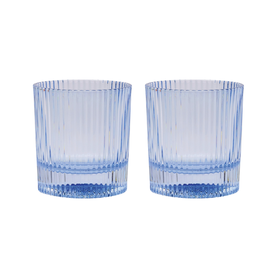The Scout Lowball Glass - Blue