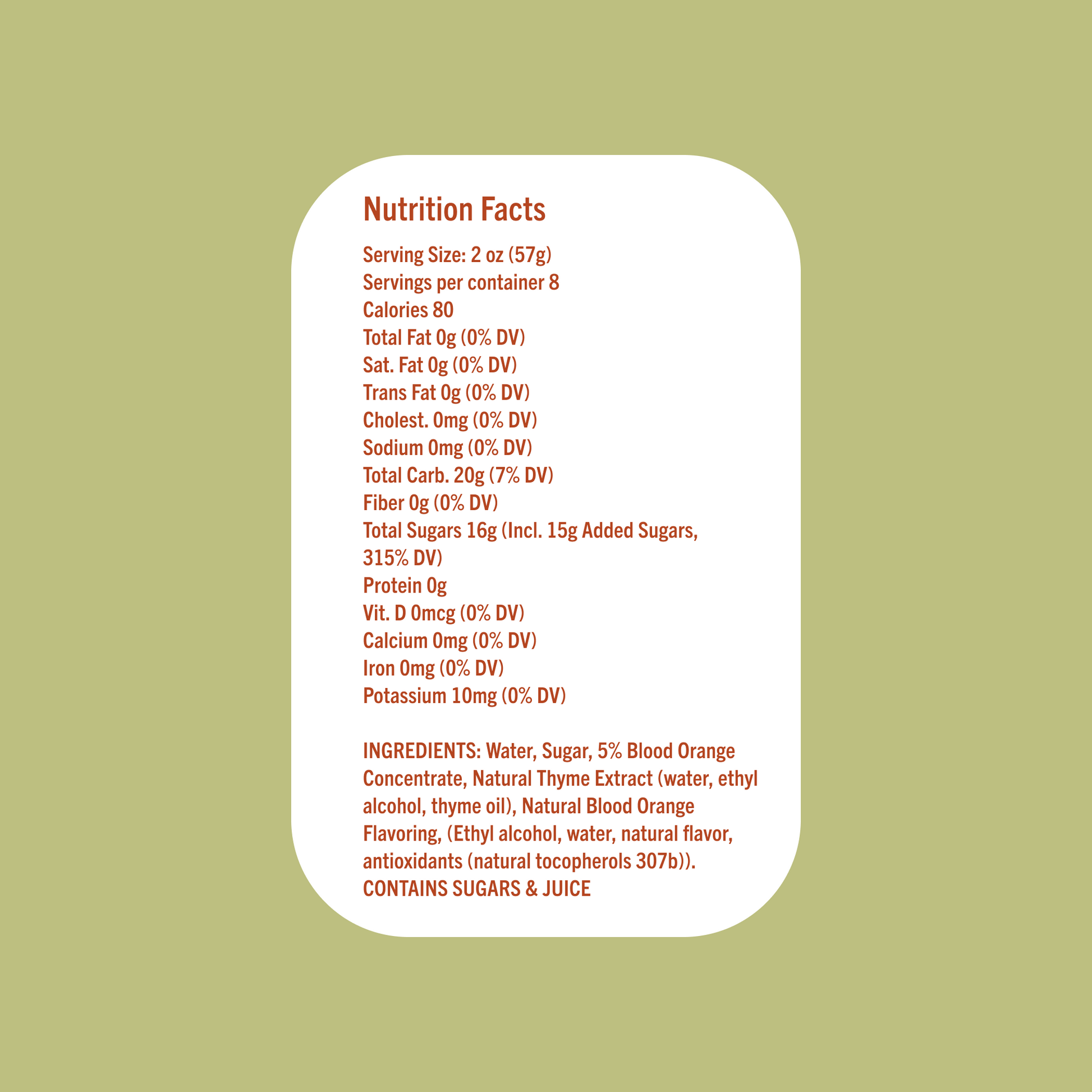 Blood Orange Thyme Here's How