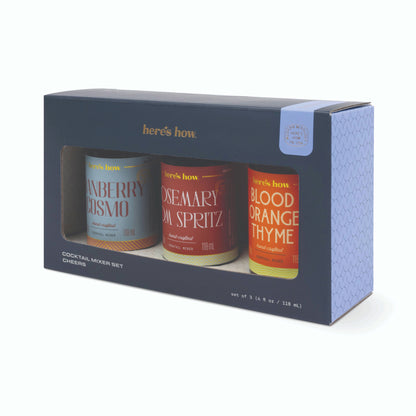 Cheers - Set of 3 Mini Mixers Here's How