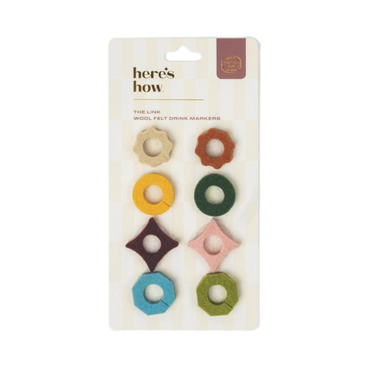 The Link Felt Drink Tags