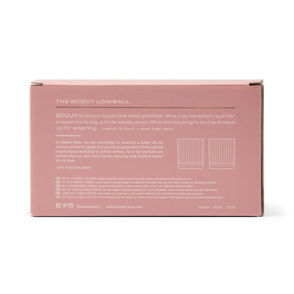 The Scout Lowball Glass - Blush
