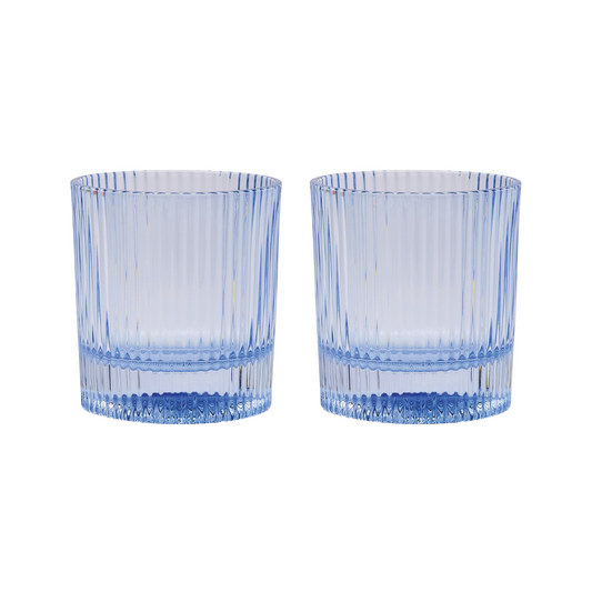 The Scout Lowball Glass - Blue