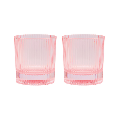 The Scout Lowball Glass - Blush