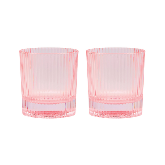 The Scout Lowball Glass - Blush